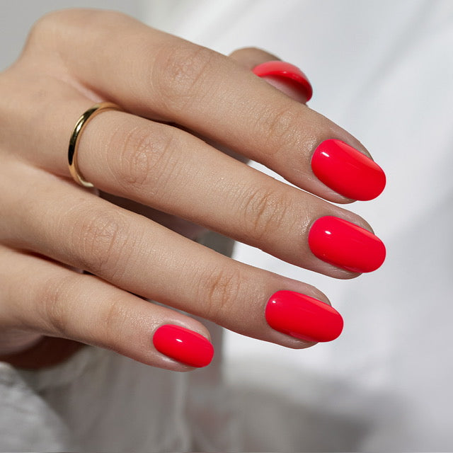CORAL HEAT - press on nagels