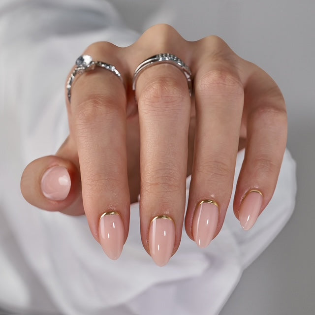 GOLDEN VEIL - Press on nagels